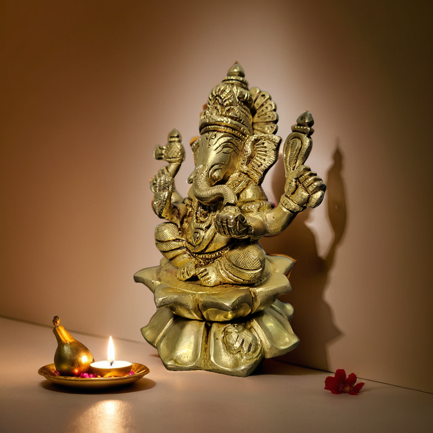 Lord Ganesha | Made with Pure Brass | 5"